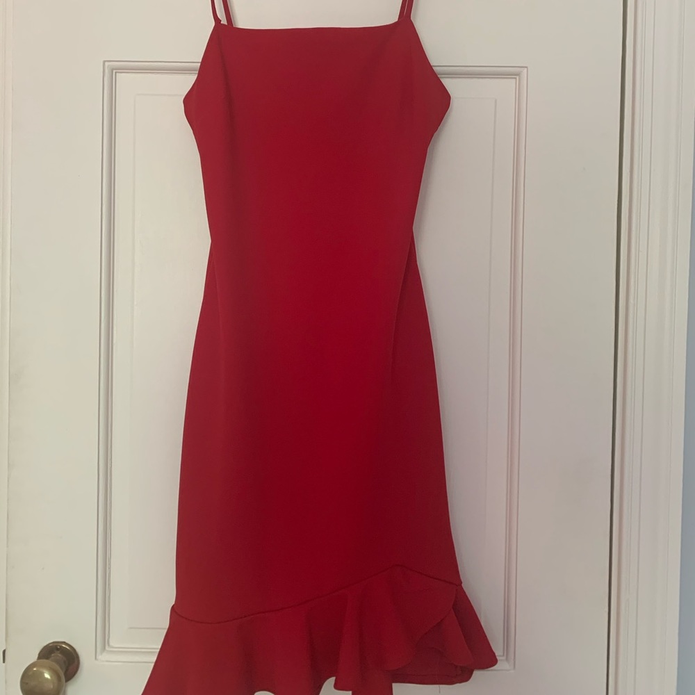 Red dress